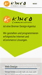 Mobile Screenshot of kineo.de