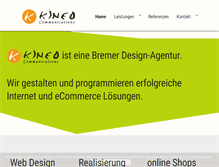 Tablet Screenshot of kineo.de